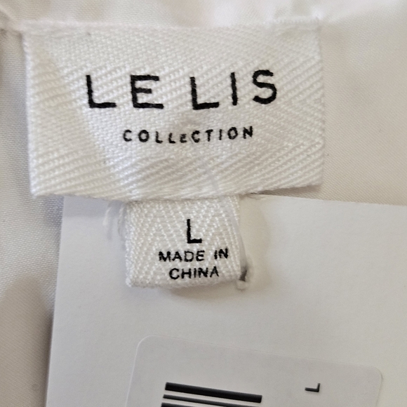 LE LIS Western Vogue White Sweetheart Neckline Fit&Flare Mini Dress,Large,NWT - Picture 14 of 16